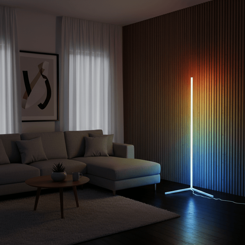 ColorFlow corner lamp warm white mode