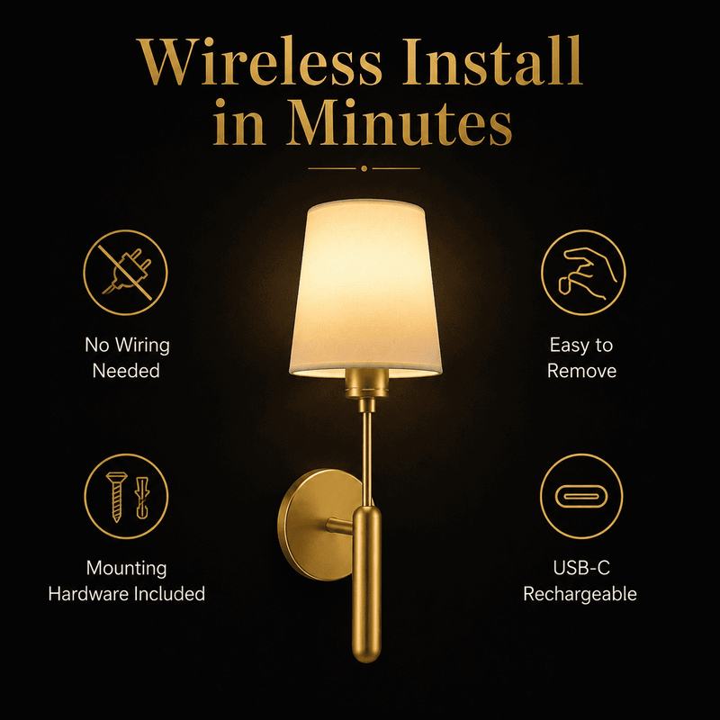 LumaSconce magnetic bulb and remote control