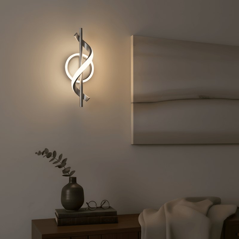 Axis Wall Light beside a bed