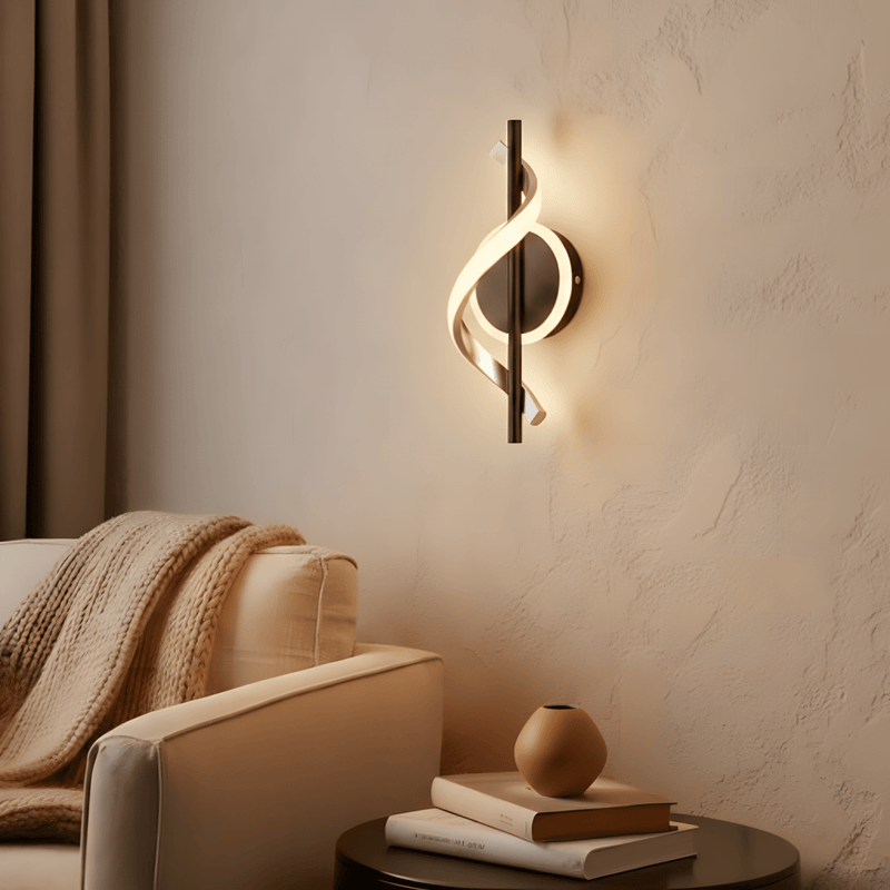 Axis Wall Light by a mirror