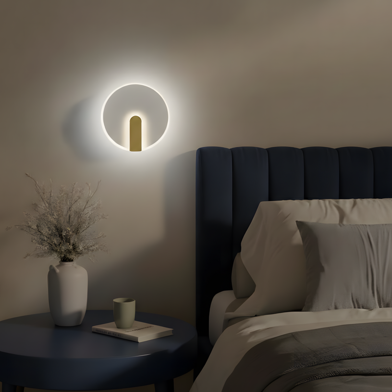 LumeBar minimalist black circular design