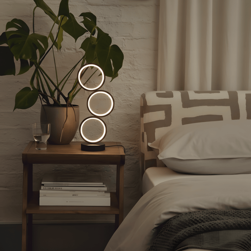 Halo Table Light three colors and dimming