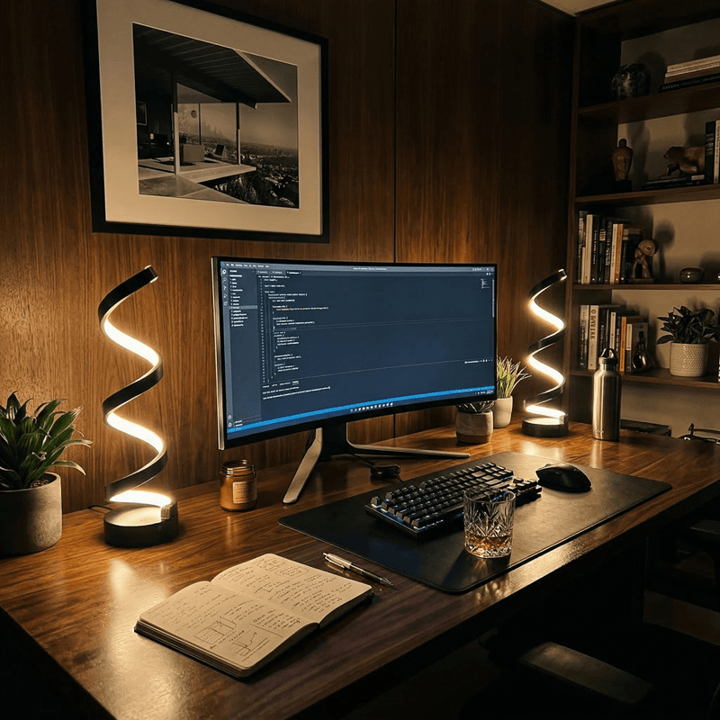 LumiNest touch control and dimming