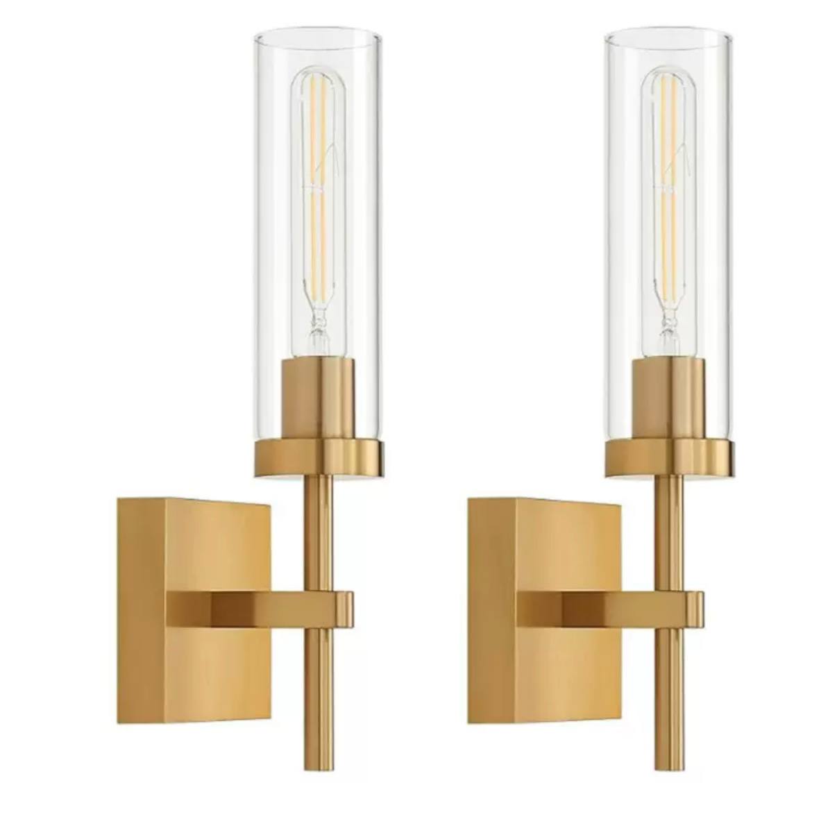 CandleGlow cordless wall sconce set of two product view