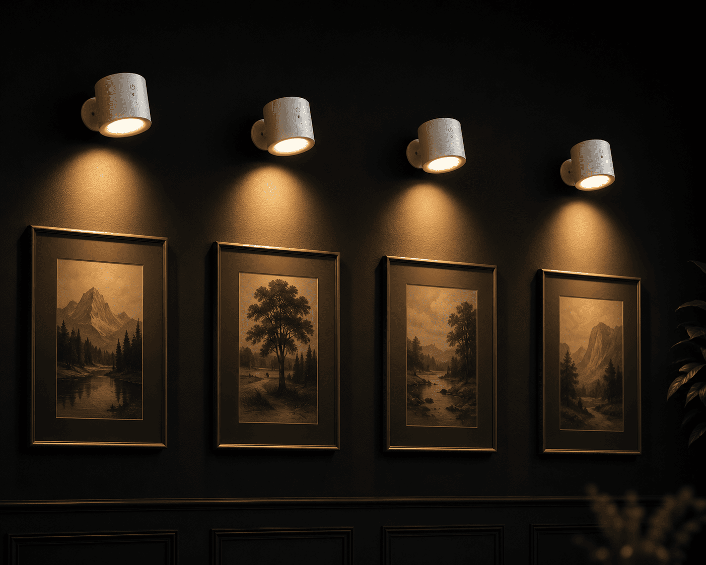 OrbitGlow™ Rotatable Cordless Wall Light