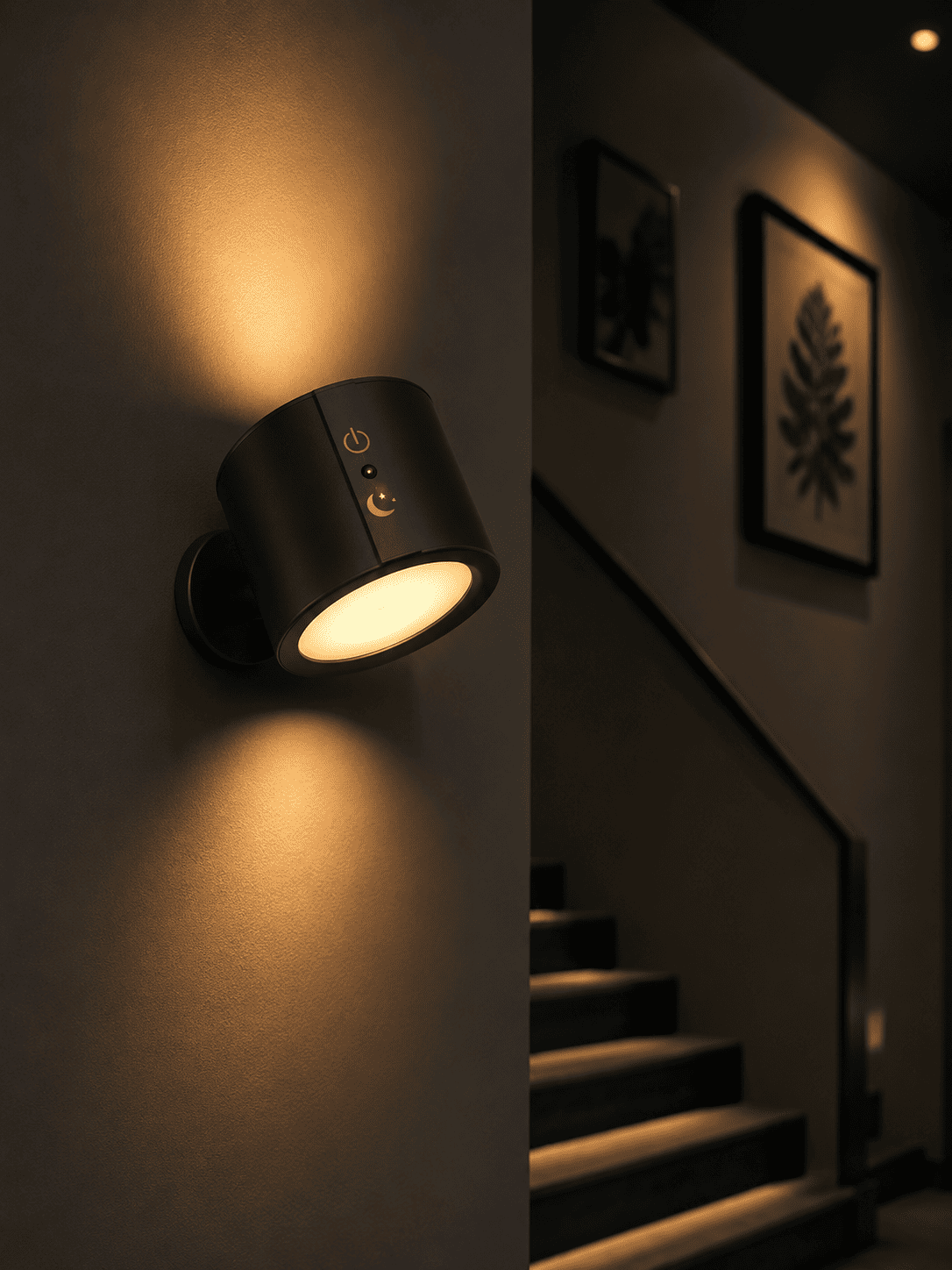 OrbitGlow™ Rotatable Cordless Wall Light