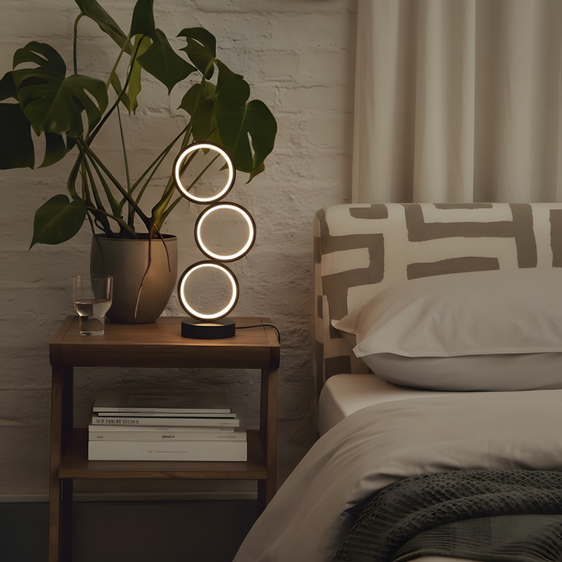 Halo Table Light three colors and dimming